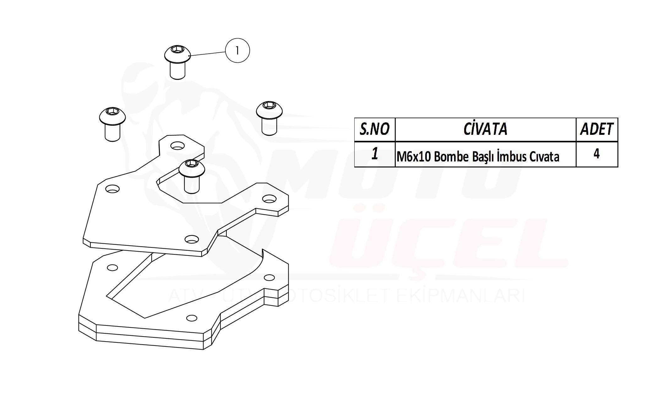 KTM 250 Adventure Ayak Genişletme