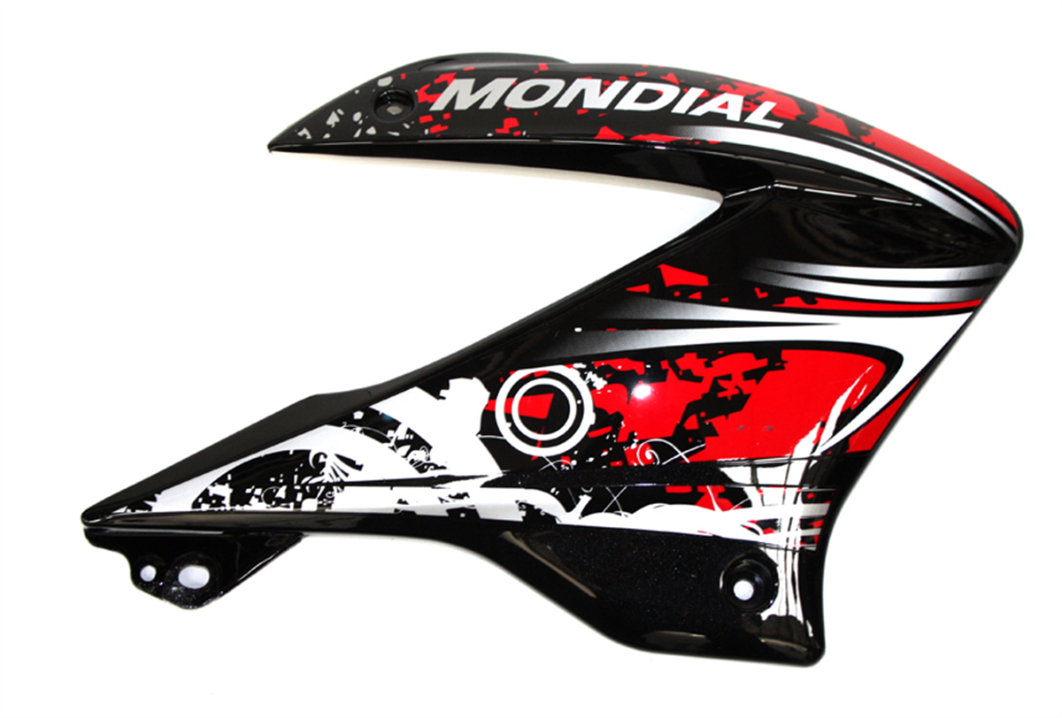 Mondial Xtreme Max 150 Benzin Deposu Sağ Plastik Kapak Siyah