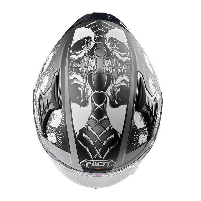 Pilot Snake Matt Skull Kask