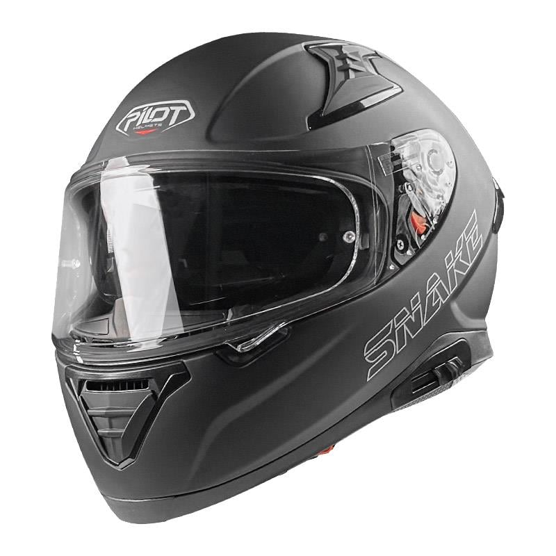 Pilot Snake Mat Siyah Kask