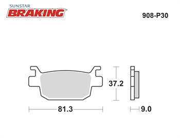 SİNTERLİ ARKA FREN BALATASI