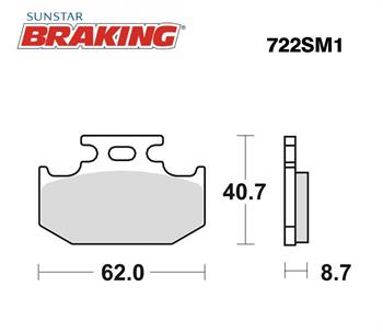 YARI METALİK ARKA FREN BALATASI