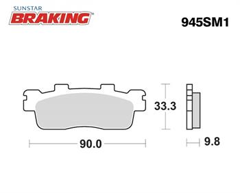 YARI METALİK ARKA FREN BALATASI