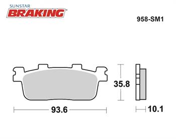 YARI METALİK ARKA FREN BALATASI