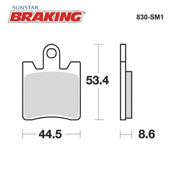 YARI METALİK ÖN FREN BALATASI
