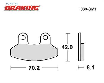 YARI METALİK ÖN FREN BALATASI