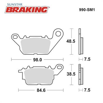 YARI METALİK ÖN FREN BALATASI