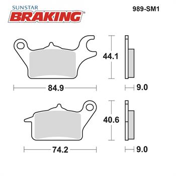 YARI METALİK SOL ÖN FREN BALATASI