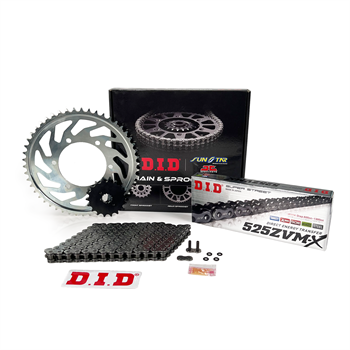 DID Zincir Dişli Seti Ducatı Panıgale (1199 Cc) (2012-2015) / Zincir : Dıd-525Zvm-X (Çelik)-104 / Dişli :  Jt (15T) - Sunstar (39T)