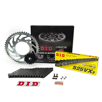 DID Zincir Dişli Seti Ducatı Panıgale (1199 Cc) (2012-2015) / Zincir : Dıd-525Vx3 (Çelik)-104 / Dişli :  Jt (15T) - Sunstar (39T)