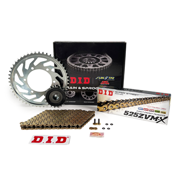 DID Zincir Dişli Seti Ducatı Panıgale (1199 Cc) (2012-2015) / Zincir : Dıd-525Zvm-X (Gold)-104 / Dişli :  Jt (15T) - Sunstar (39T)