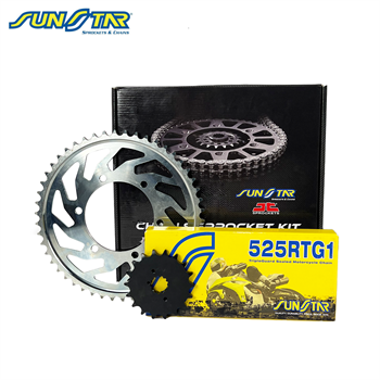 Sunstar Zincir Dişli Seti Suzukı Dl V-Strom / Xt Abs (1050 Cc)  (2020-2022) / Zincir : Sunstar 525Rtg1 (Gold)-120 / Dişli: Jt (17T-42T)