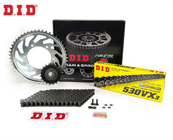 DID Zincir Dişli Seti Trıumph Sprınt Rs (955 Cc) (2002-2003) / Zincir : Dıd-530Vx3 (Çelik)-108 / Dişli: Jt (18T) - Sunstar (43T)