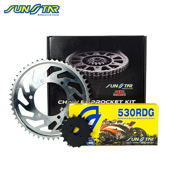 Sunstar Zincir Dişli Seti Trıumph Tıger (1050 Cc)  (2007-2013) / Zincir : Sunstar 530Rdg (Çelik)-114 / Dişli: Jt (18T-44T)