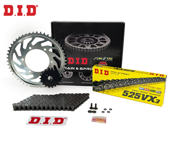 ZİNCİR DİŞLİ SETİ YAMAHA MT-09 / SP 900  (2021-2025) ZİNCİR : DID-525 VX3 (ÇELİK)