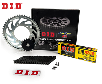 ZİNCİR DİŞLİ SETİ YAMAHA XT R 125  (2008-2011) ZİNCİR : DID-428 D (ÇELİK)