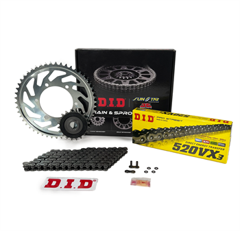 ZİNCİR DİŞLİ SETİ YAMAHA YZ F 450  (2015-2019) ZİNCİR : DID-520 VX3 (ÇELİK)