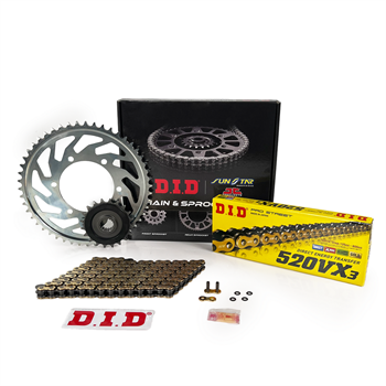 ZİNCİR DİŞLİ SETİ YAMAHA YZ F 450  (2020-2022) ZİNCİR : DID-520 VX3 (GOLD)