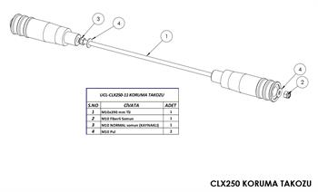 CF Moto CL-X 250 Motor Koruma Takozu