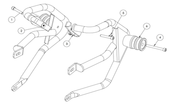 CF Moto SR 250 Motor Koruma Demiri Takozlu Model