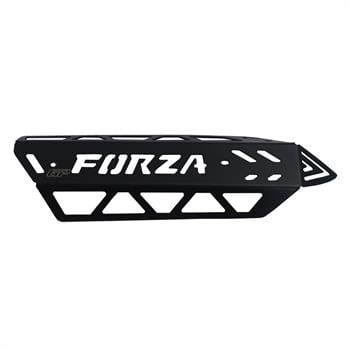 GP Kompozit Honda Forza 250 2018-2020 Uyumlu Egzoz Koruma Kapağı Siyah