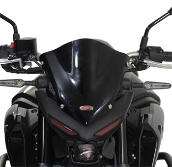 GP Kompozit Yamaha MT-25 2020-2023 Uyumlu Spor Cam Siyah