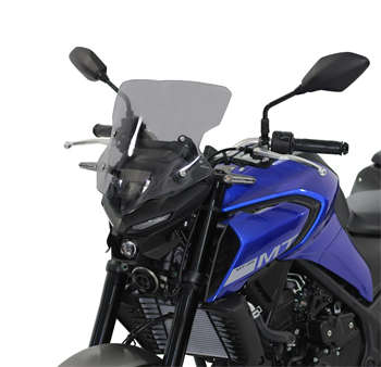 GP Kompozit Yamaha MT-25 2020-2023 Uyumlu Ön Cam Şeffaf