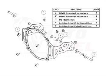 Hero X Pulse 200 Far Koruma Pleksi Sarı
