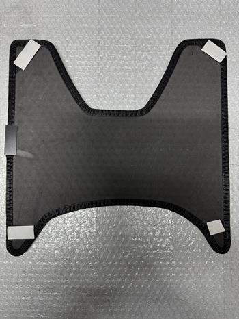 Honda Dio Paspas (Siyah Zemin Siyah Kenarlı)