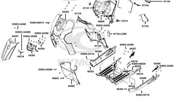Kymco Like 125 Sol Alt Marşpiyer