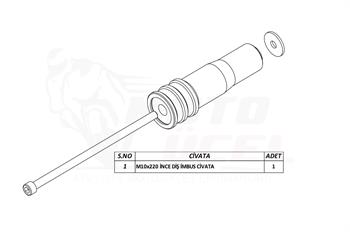 Kymco X Town 250 CT Egzoz Koruma Takozu