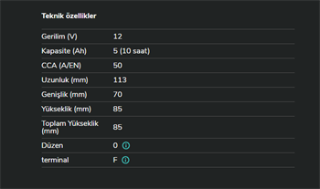 LP YTX4L SLA Motosiklet Aküsü