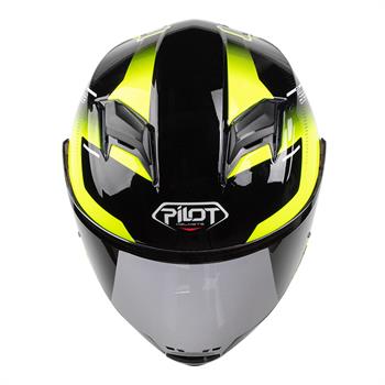 Pilot Alpha Siyah Neon Kask