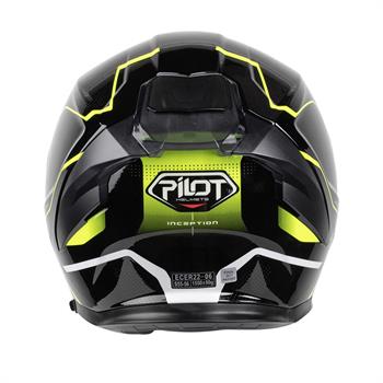 Pilot Alpha Siyah Neon Kask
