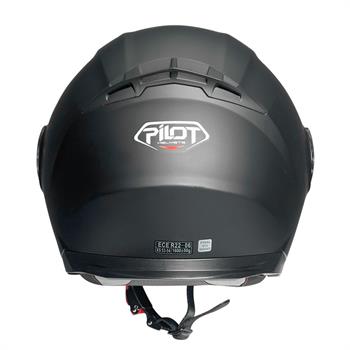Pilot Road II Mat Siyah Çene Açılır Kask