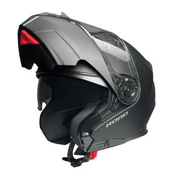 Pilot Road II Mat Siyah Çene Açılır Kask