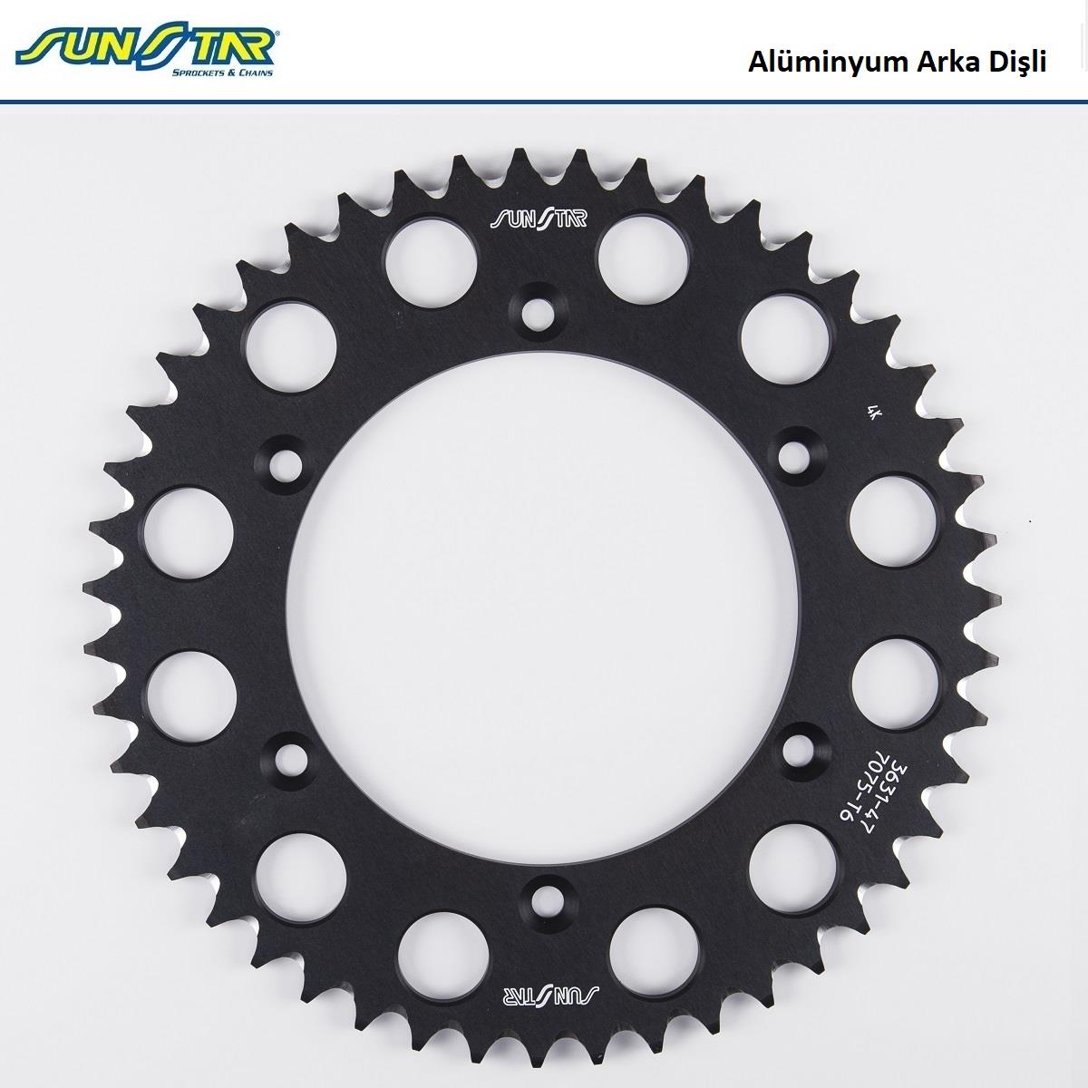 ARKA DİŞLİ SİYAH ALÜMİNYUM / HUSQVARNA / TC / 250cc / (DİŞLİ SAYISI : ORİJİNAL+2) / 2002-2003-2004-2005-2006-2007-2008-2009-2010-2011-2012-2013-2014-2015-2016-2017-2018-2019-2020