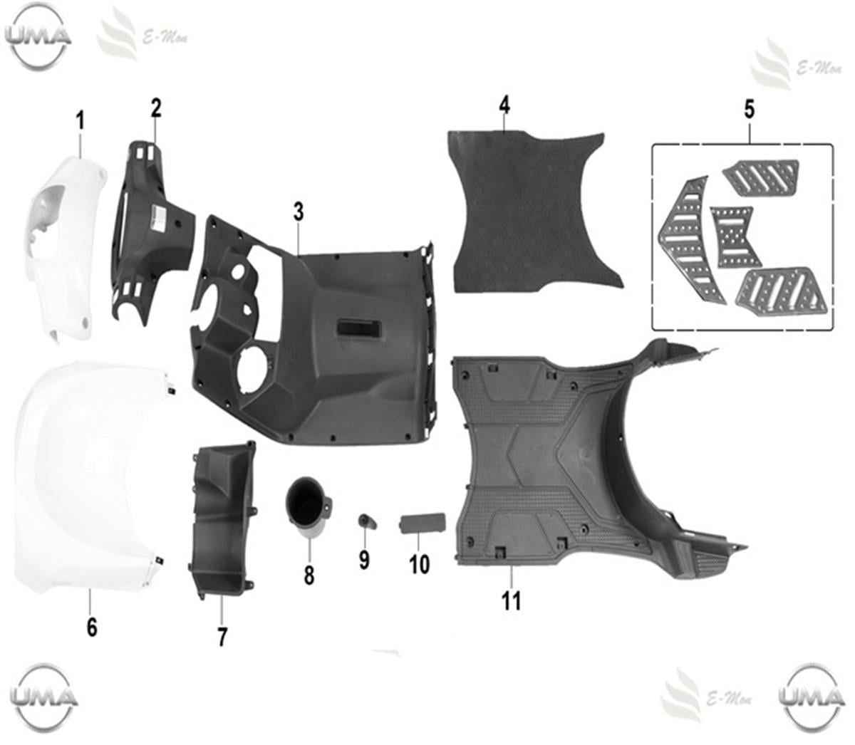 E-Mon JK3000 Far Muhafaza Beyaz