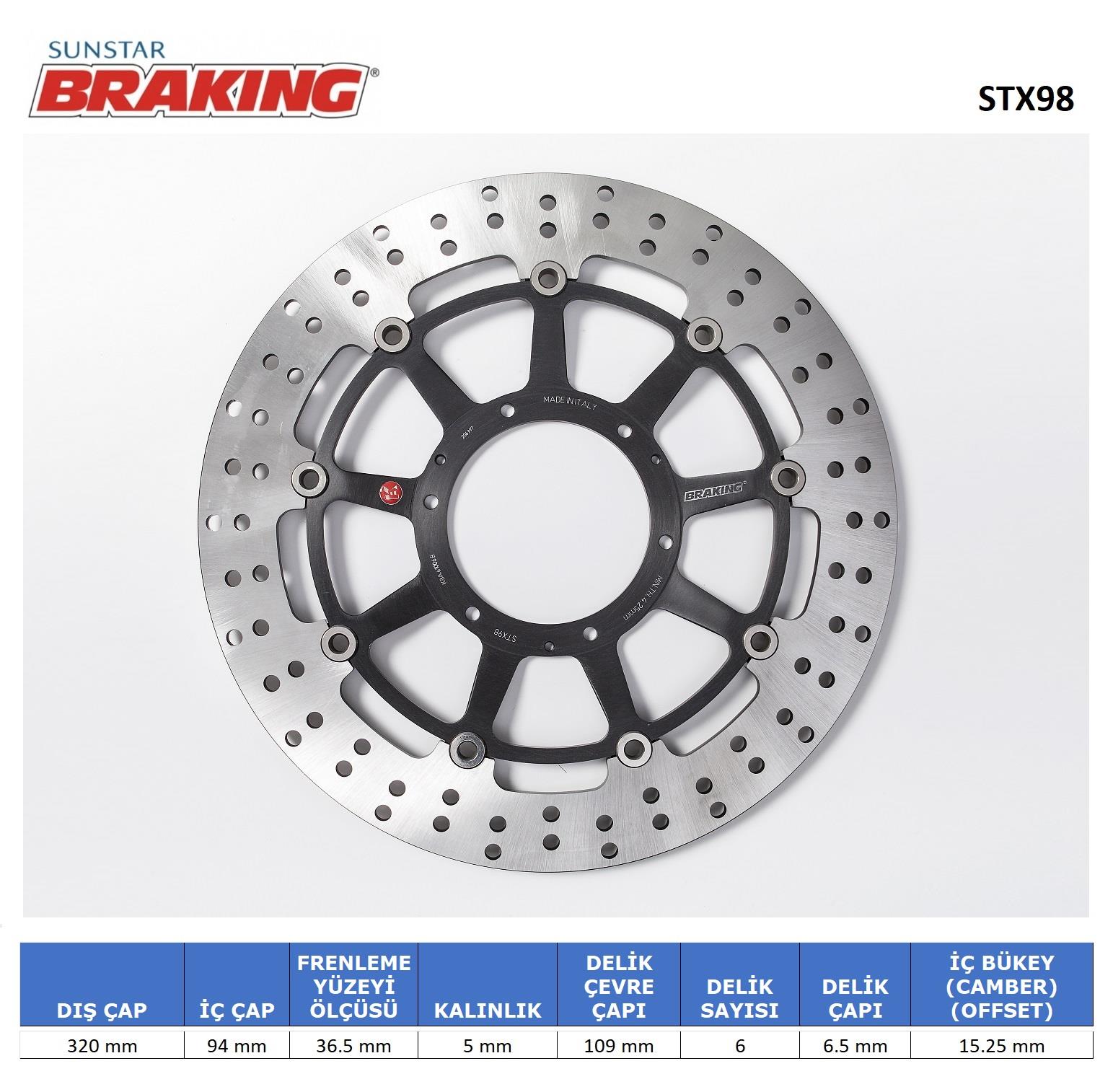HONDA YUVARLAK ÖN FREN DİSKİ / HONDA / CBR 1000RR SP / 1000cc / ÖN İKİ TAKIM KULLANIR / 2014-2015-2016-2017-2018-2019