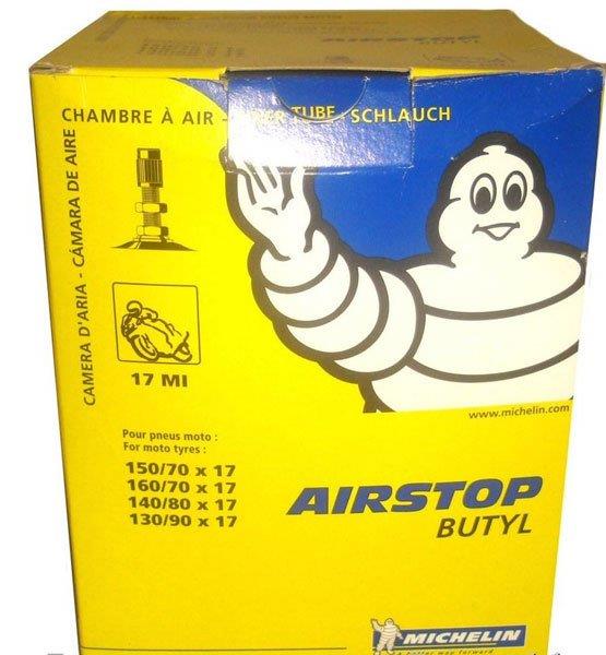 Michelin İç Lastik 17 MI (150/70-17; 160/70-17; 140/80-17; 130/90-17) Düz Sibop