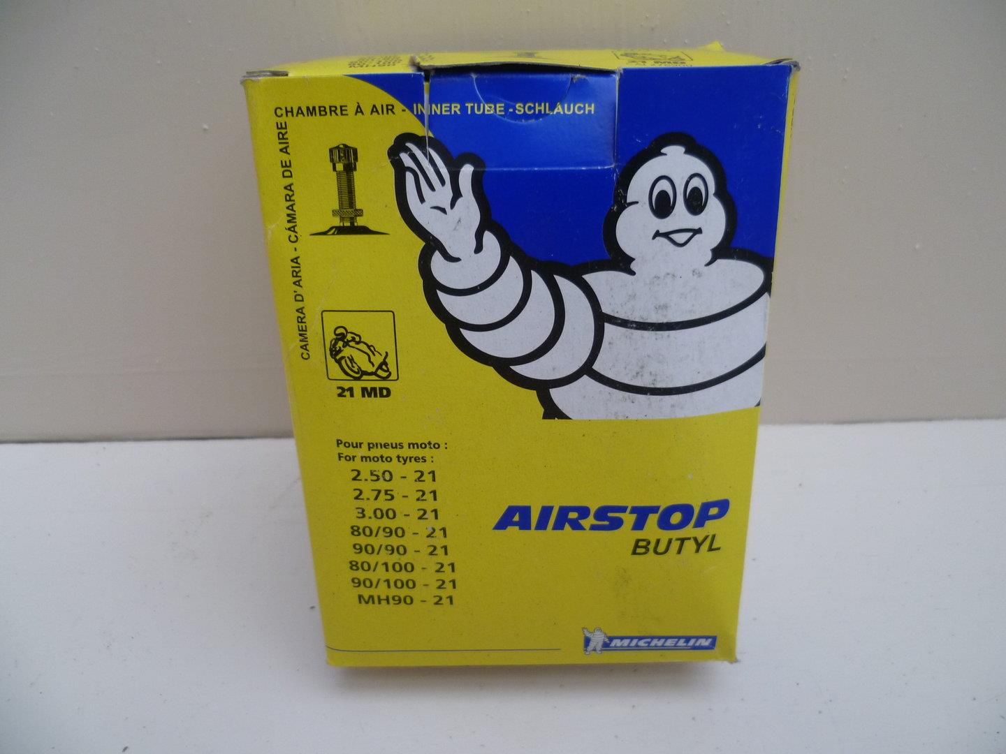 Michelin İç Lastik 21 MD (2.75-21; 80/90-21; 90/90-21; 80/100-21) Düz Sibop