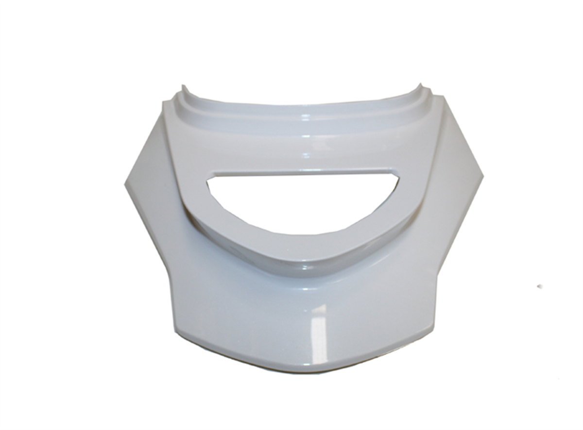 Mondial 125 NT Turkuaz Arka Grenaj Üst Kapak Beyaz