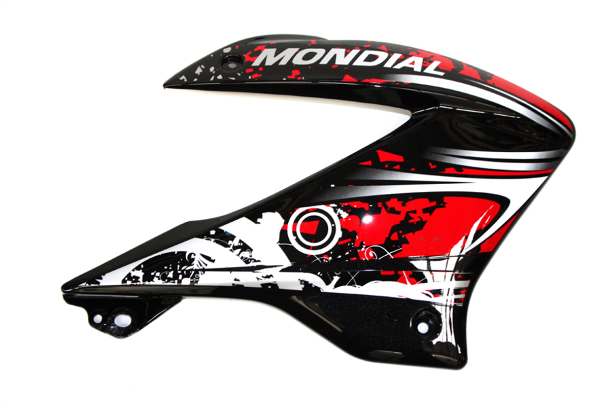 Mondial Xtreme Max 150 Benzin Deposu Sağ Plastik Kapak Siyah