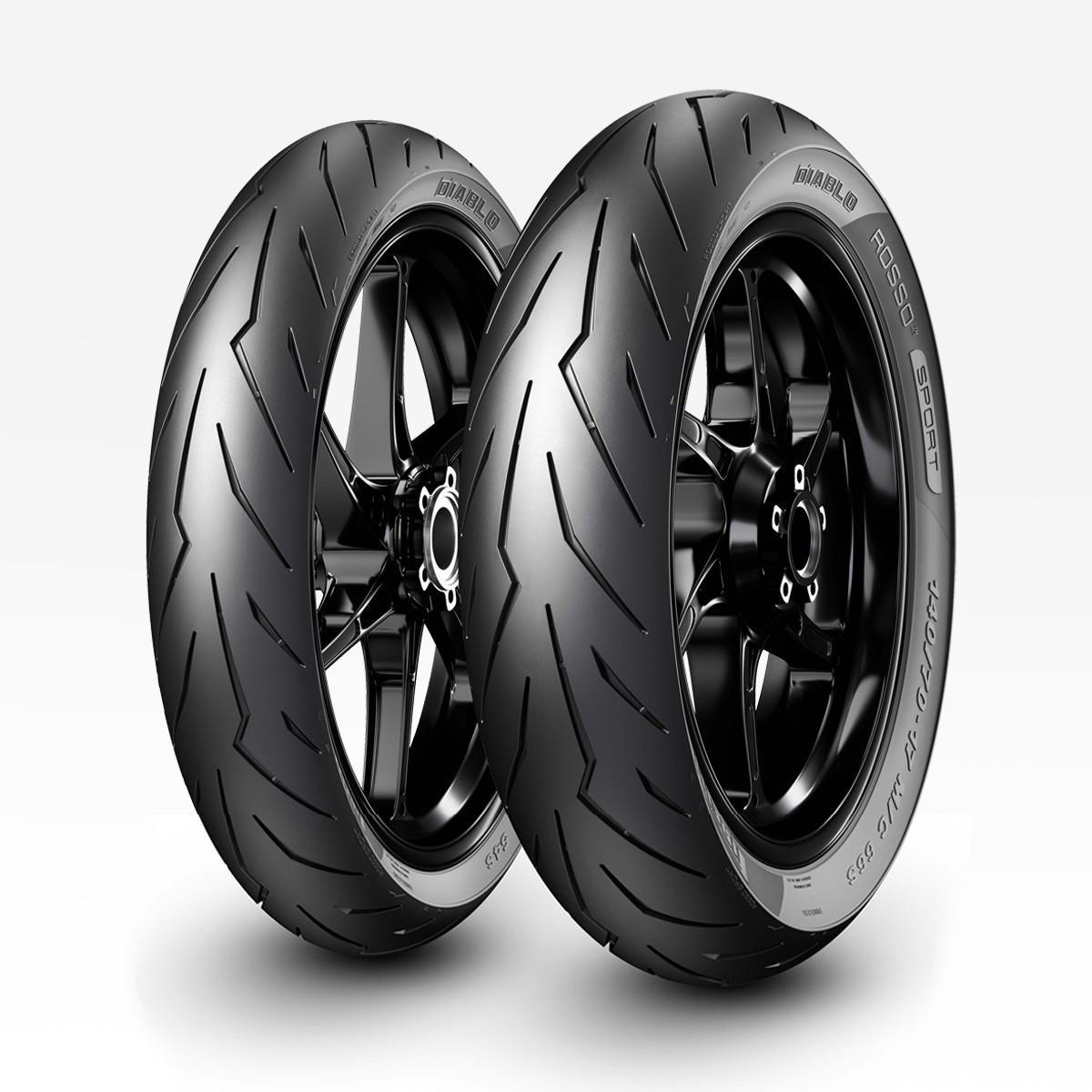 Pirelli Diablo Rosso Sport 90/80-17 46S TL ve 130/70-17 62S TL