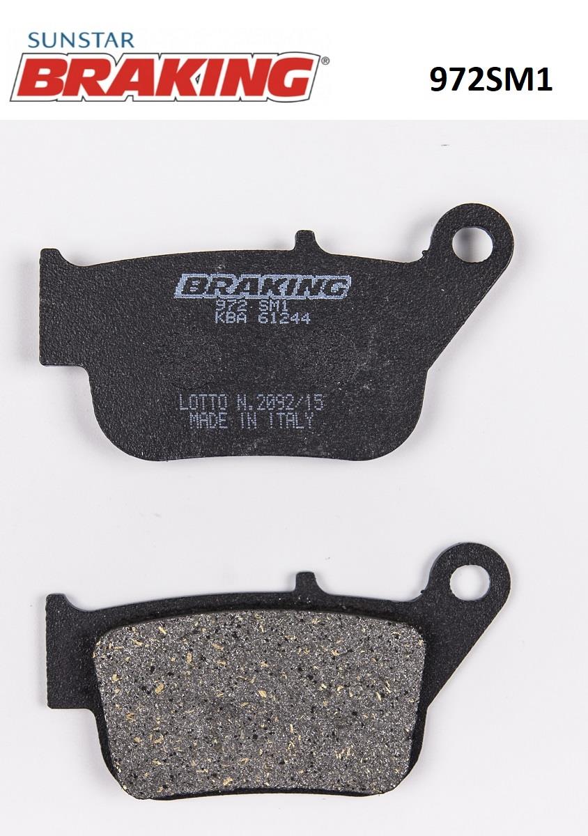 YARI METALİK ARKA FREN BALATASI / YAMAHA / X-MAX (ABS YOK) / 250cc / ARKA  / 2014-2015-2016