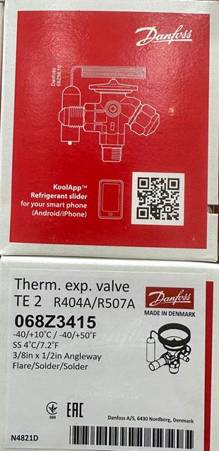 DANFOSS TE 2 068Z3415 KAYNAKLI DIŞ DENGE EXPASİON VALVE R404