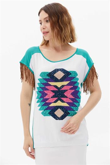 Kilim Desenli Bluz Colombia