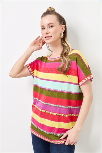 Taş Detaylı Triko MULTİ