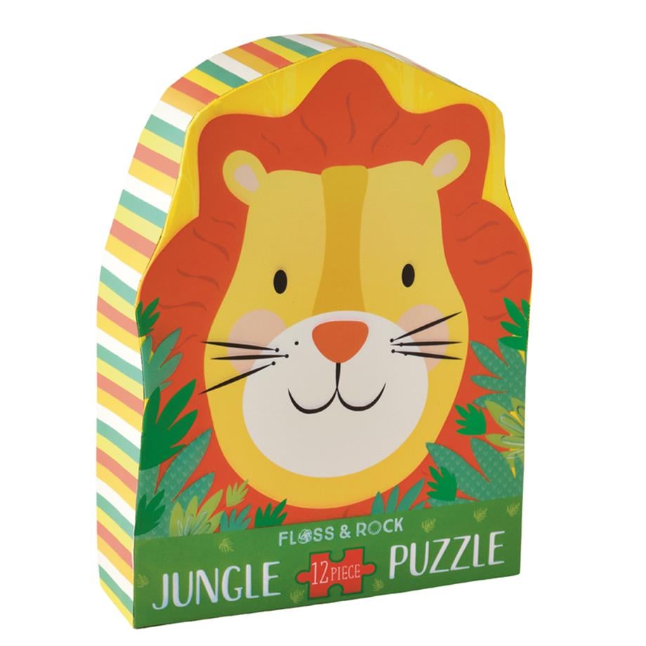 12 Parça Şekilli Yap-Boz / Lion