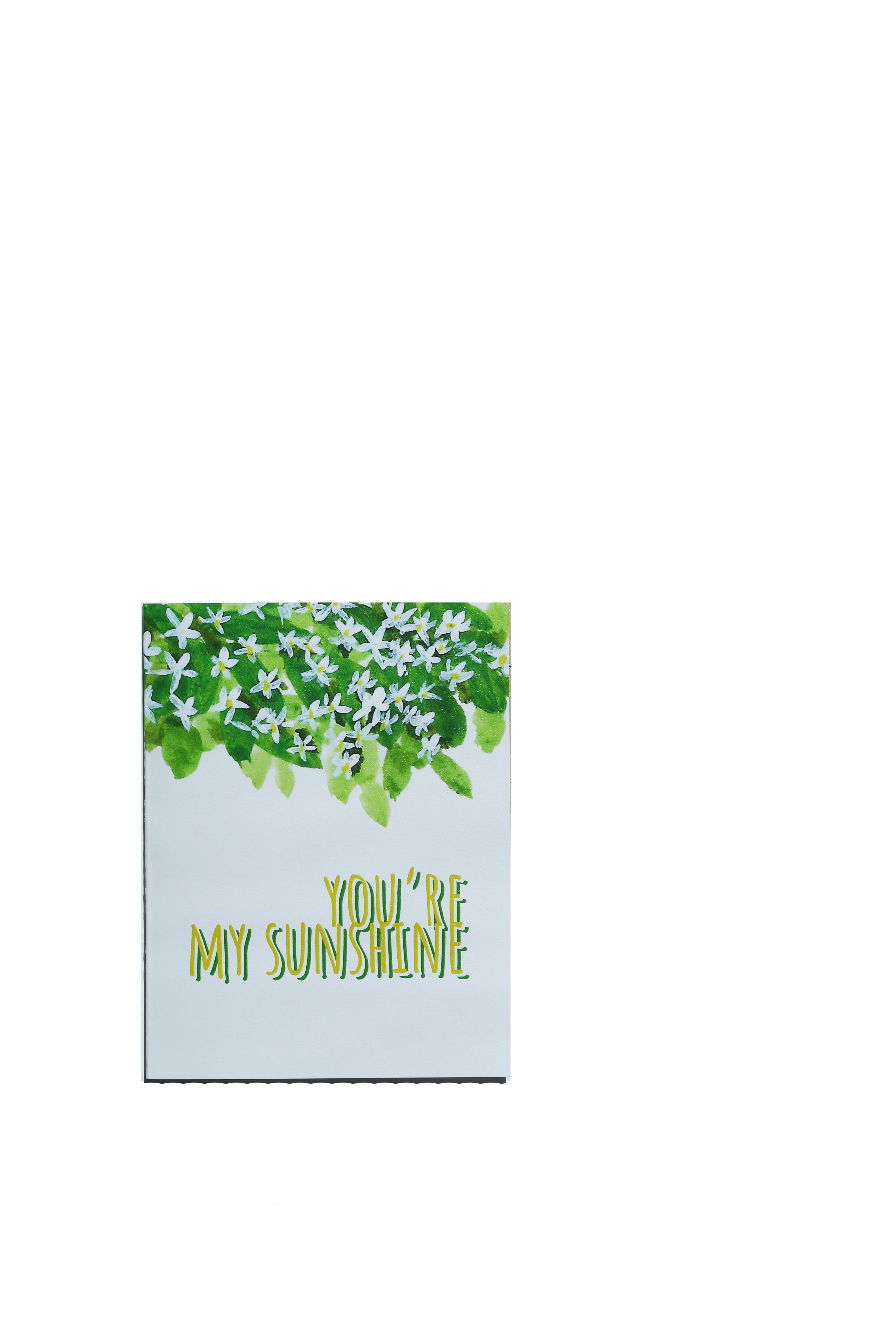 30 Kağıt İşleri x TheIllustrationary You are my sunshine Tebrik Kartı